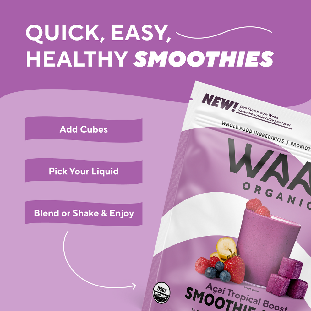 WAAV Organic | Tropical Boost Acai Smoothie
